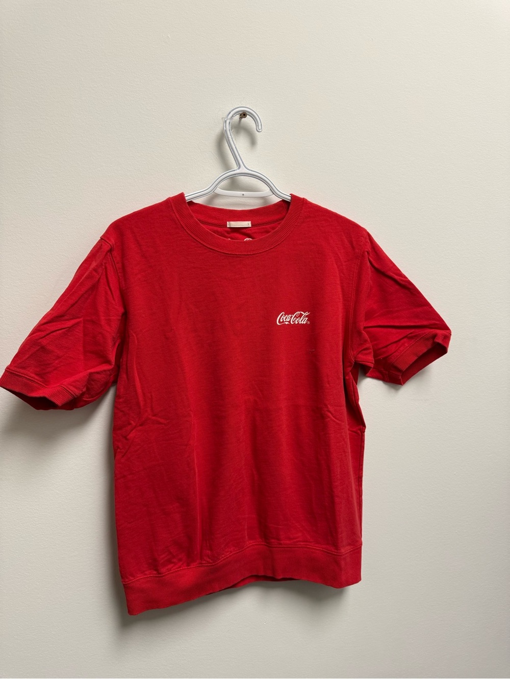 Coca Cola Red Crewneck Logo Tee for Kids